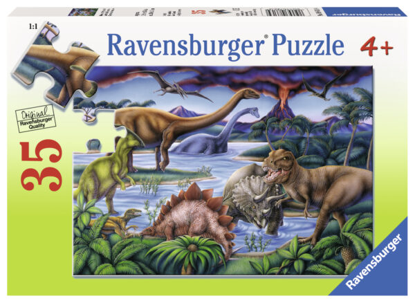 PUZZLE LOCUL DE JOACA AL DINOZAURILOR