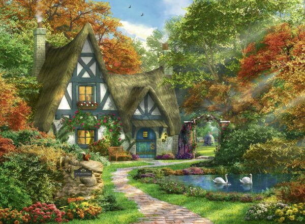 PUZZLE CABANA TOAMNA, 500 PIESE - RVSPA14792