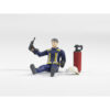 BRUDER - FIGURINA POMPIER CU ACCESORII - BR60100