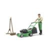 BRUDER - GRADINAR CU MASINA DE TUNS IARBA SI UNELTE - BR62103