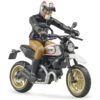 BRUDER - MOTOCICLETA SCRAMBLER DUCATI DESERT CU SOFER - BR63051