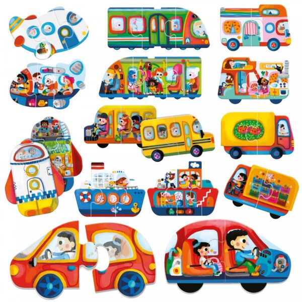 PUZZLE-URI SET VEHICULE - HE28535