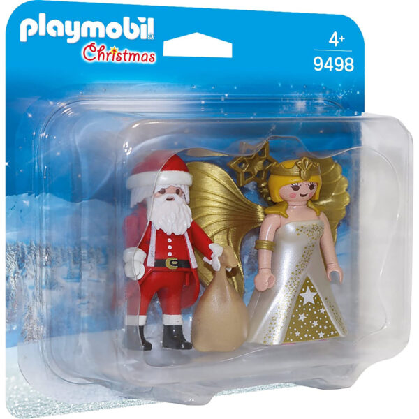 SET 2 FIGURINE - MOS CRACIUN SI INGERAS