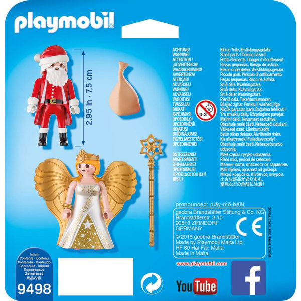 SET 2 FIGURINE - MOS CRACIUN SI INGERAS - PM9498