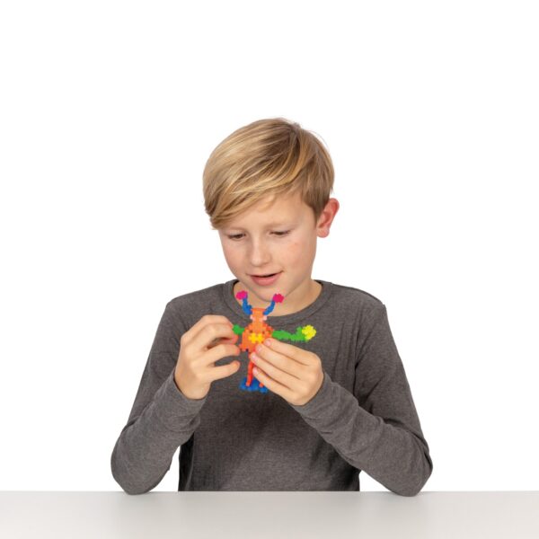 Robot_neon_-_boy Plus Plus Neon - 300 Piese/Pachet - PP3351