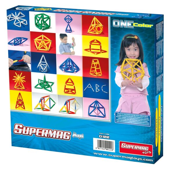 Supermag Maxi One Color - Set Constructie 44 Piese - SM0122