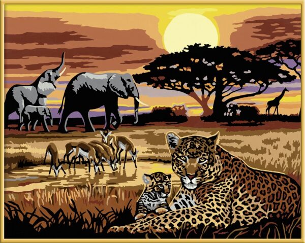 Pictura Pe Numere Safari African - RVSPBN28819