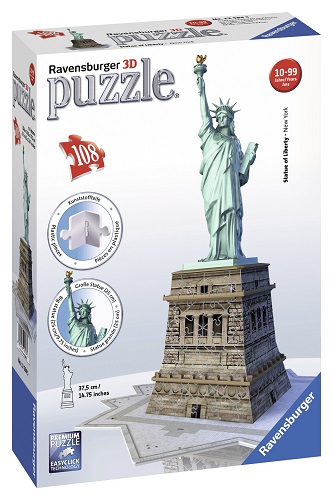produs_1437728666 PUZZLE 3D STATUIA LIBERTATII 108 PIESE - RVS3D12584