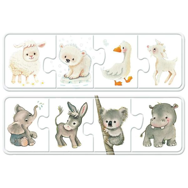 PUZZLE PUI DE ANIMALE, 6x4 PIESE - RVSPC03006