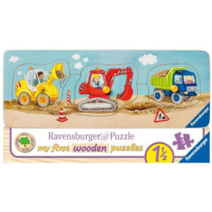 PUZZLE LEMN UTILAJE CONSTRUCTII