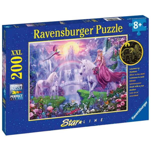 PUZZLE REGATUL UNICORNILOR, 200 PIESE STARLINE - RVSPC12903