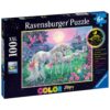 PUZZLE UNICORNI LA LUMINA LUNII, 100 PIESE STARLINE - RVSPC13670