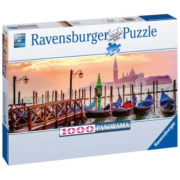 PUZZLE GONDOLE IN VENETIA, 1000 PIESE - RVSPA15082