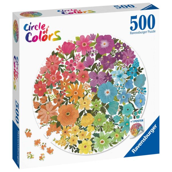 PUZZLE CERC FLORI, 500 PIESE - RVSPA17167