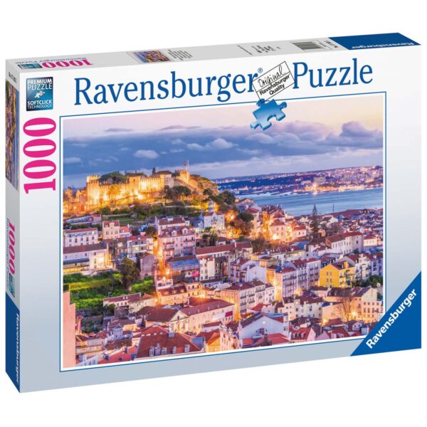 PUZZLE VEDERE PESTE LISABONA, 1000 PIESE - RVSPA17183