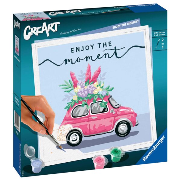 CREART - PICTURA MASINA CU FLORI - RVSPBN20116