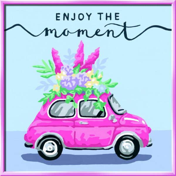 CREART - PICTURA MASINA CU FLORI - RVSPBN20116