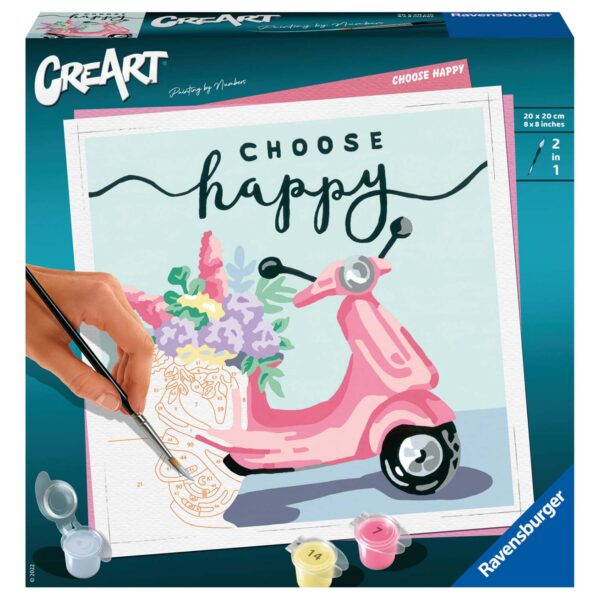 CREART - PICTURA SCUTER CHOOSE HAPPY