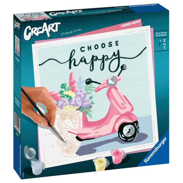 CREART - PICTURA SCUTER CHOOSE HAPPY - RVSPBN20125