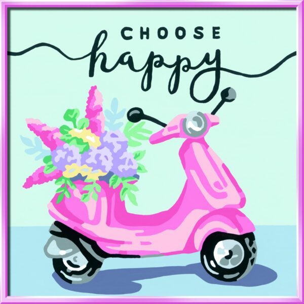 CREART - PICTURA SCUTER CHOOSE HAPPY - RVSPBN20125