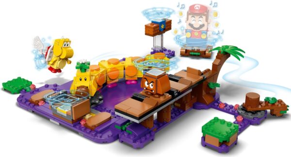 71383_alt2 Lego Super Mario 71383 - Wiggler și mlaștină otrăvitoare