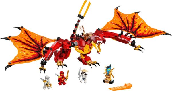 Lego Ninjago 71753 - Atacul Dragonului de Foc