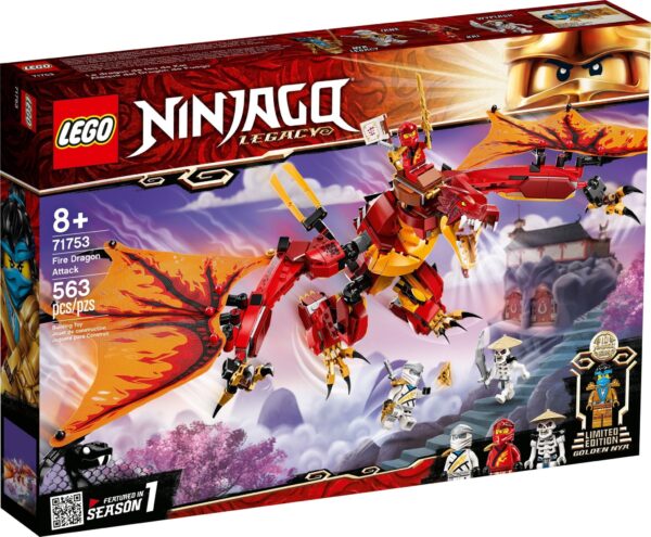 Lego Ninjago 71753 - Atacul Dragonului de Foc