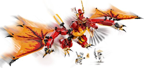 Lego Ninjago 71753 - Atacul Dragonului de Foc