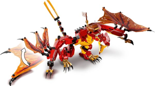 Lego Ninjago 71753 - Atacul Dragonului de Foc