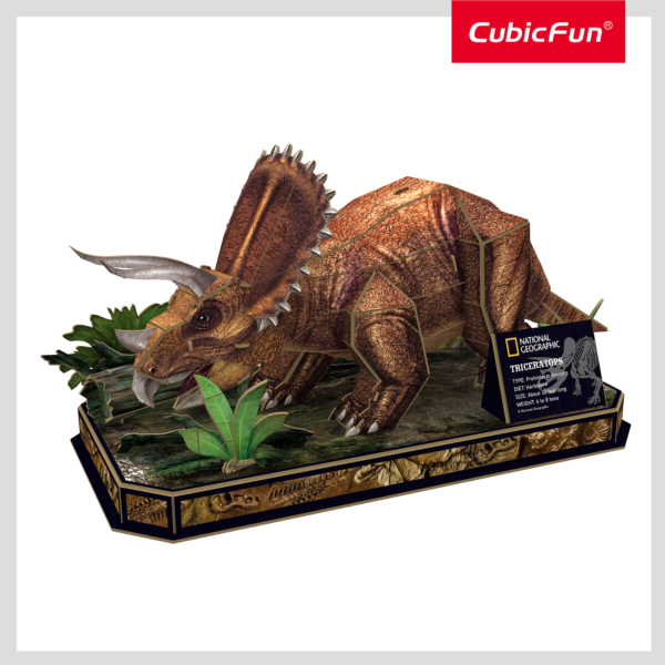 PUZZLE 3D TRICERATOPS 44 PIESE - CUDS1052h