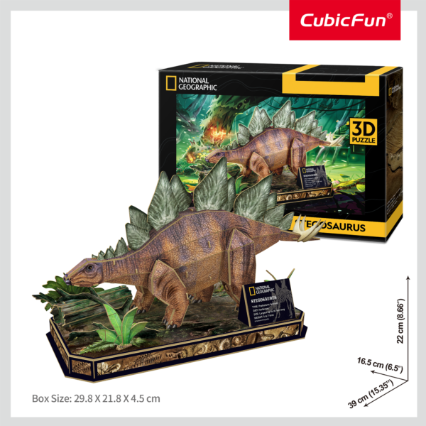 PUZZLE 3D STEGOSAURUS 62 PIESE - CUDS1054h