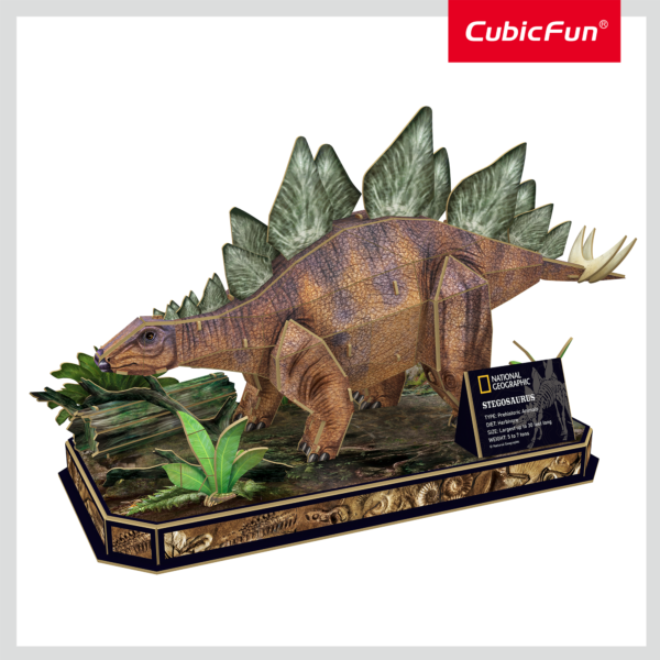 PUZZLE 3D STEGOSAURUS 62 PIESE - CUDS1054h
