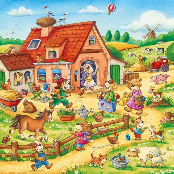 Puzzle Vacanta La Tara, 3X49 Piese - RVSPC05249