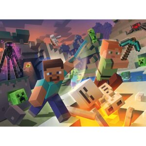 Puzzle Monstri Minecraft, 100 Piese - RVSPC13333
