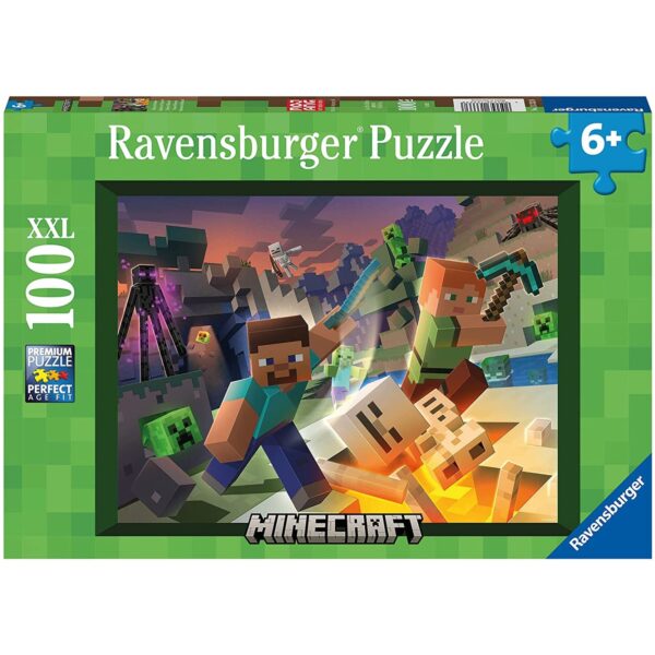 Puzzle Monstri Minecraft, 100 Piese - RVSPC13333