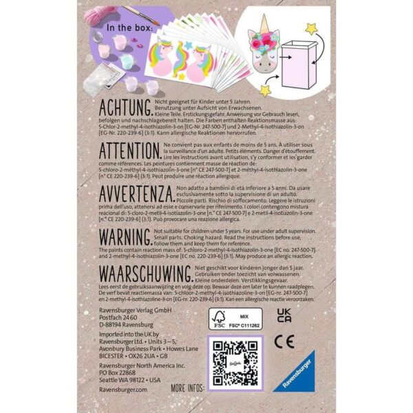 Set Eco Create - Petrecerea Unicornilor - RVSAC18438