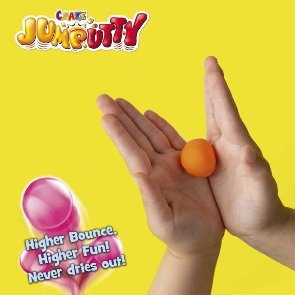 Craze - Jumputty - Plastilina Saritoare Blister 3 Buc Diverse Culori - CRZ40546