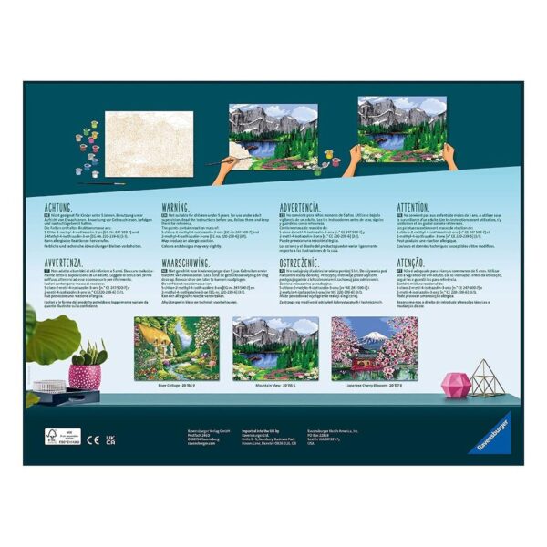 Pictura pe numere - Casuta Pe Malul Raului - RVSPBN20154