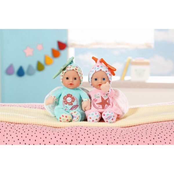 Baby Born - Bebelus Ingeras 18 Cm Cu Hainute Roz Sau Albastre - ZF832295