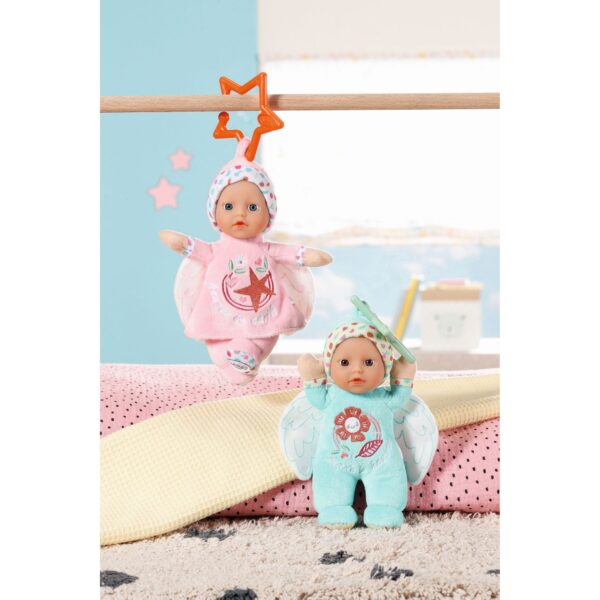 Baby Born - Bebelus Ingeras 18 Cm Cu Hainute Roz Sau Albastre - ZF832295