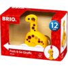 BRIO302295 Brio - Jucarie Apasa Si Merge Girafa - BRIO30229