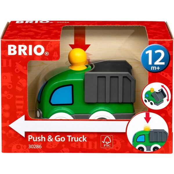 Brio - Jucarie Apasa Si Merge Camion - BRIO30286
