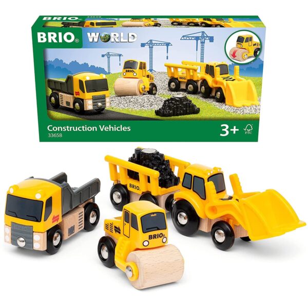 Brio - Set 3 Vehicule De Constructii - BRIO33658