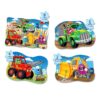 Set Primele Mele 4 Puzzle-Uri Monster Truck - TLJ628140