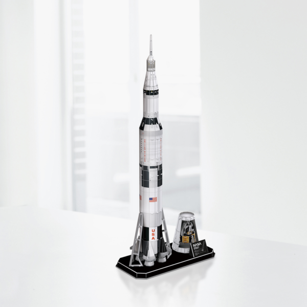 Cubic Fun - Puzzle 3D Nasa - Apollo Saturn V 136 Piese - CUDS1059h