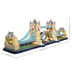 Cubic Fun - Puzzle 3D Led Tower Bridge 222 Piese - CUL531h