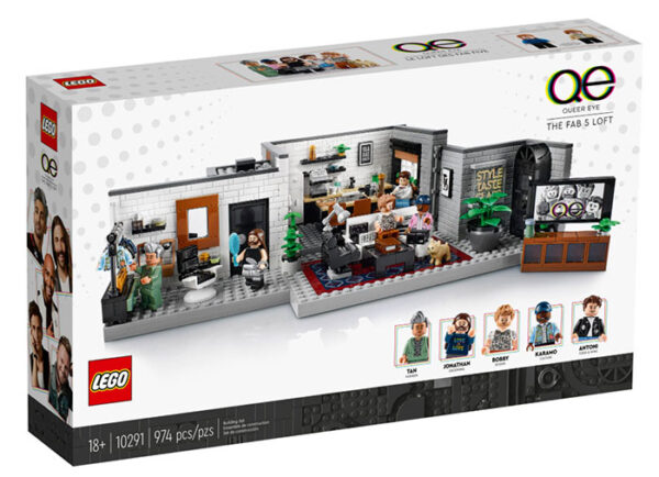 10291-lego-creator-2 LEGO Creator Expert - Queer Eye - Apartamentul Fab 5 10291, 974 piese