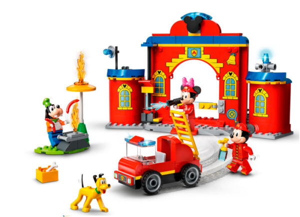 LEGO Disney - Mickey si prietenii: Statia si camionul de pompieri 10776, 144 piese