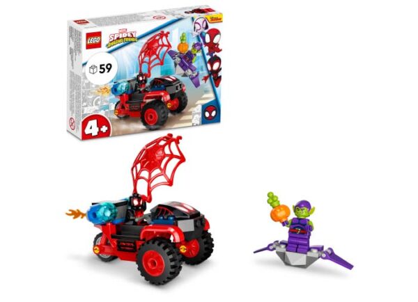 LEGO Marvel Super Heroes - Miles Morales: Tehno-tricicleta 10781, 59 piese