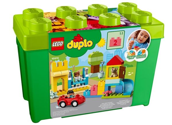 LEGO DUPLO - Cutie Deluxe in forma de caramida (10914) 10914, 85 piese